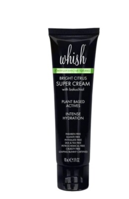 Whish Super Cream With Bakuchiol  90ml 3 Oz-Bright Citrus