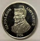 Lafayette LA 1974 .999 Fine Silver Mardi Gras Doubloon Krewe Of Bonaparte #4