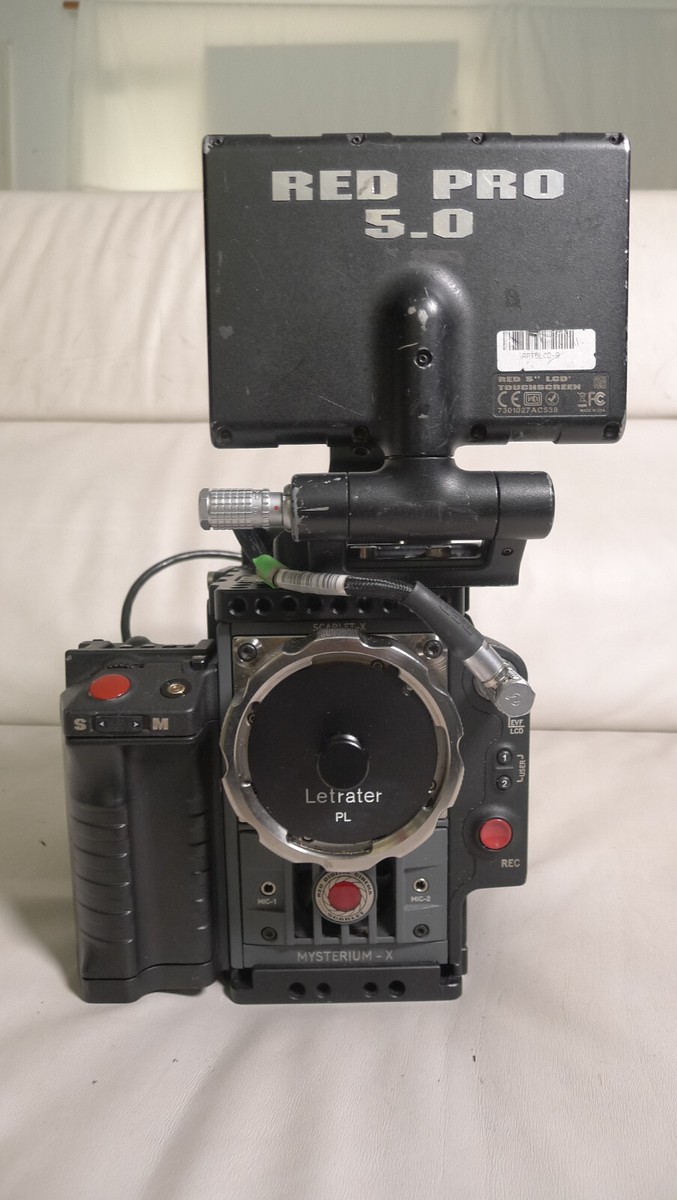 RED Scarlet-X Mysterium-X PL-Mount LOW use 123 Hours. Cinema 5K