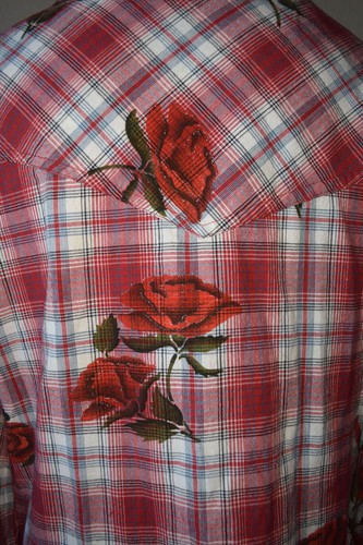 Adobe Rose | pearl snap | 3x | womens | long sleeve |western wear | shirt - Picture 3 of 5