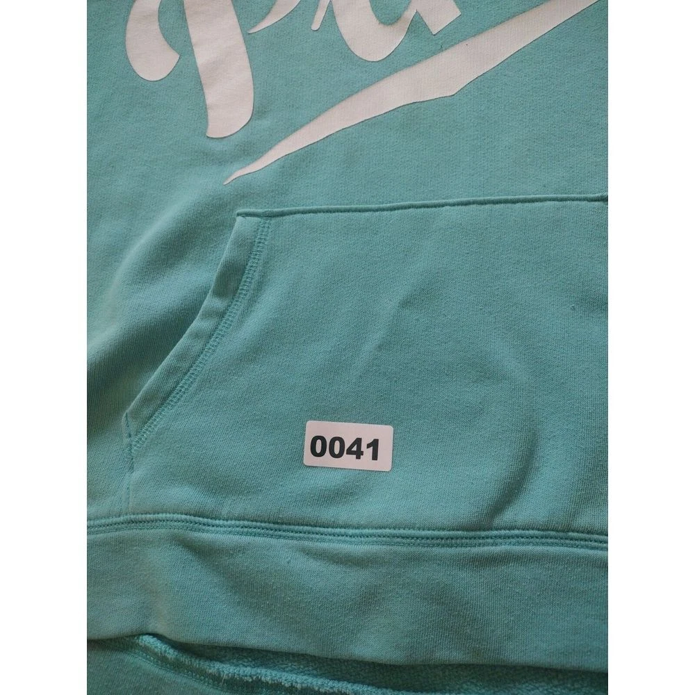 UNDERCOVER Felpa Victoria's Secret rosa donna S blu acqua pullover felpa con cappuccio logo bianco