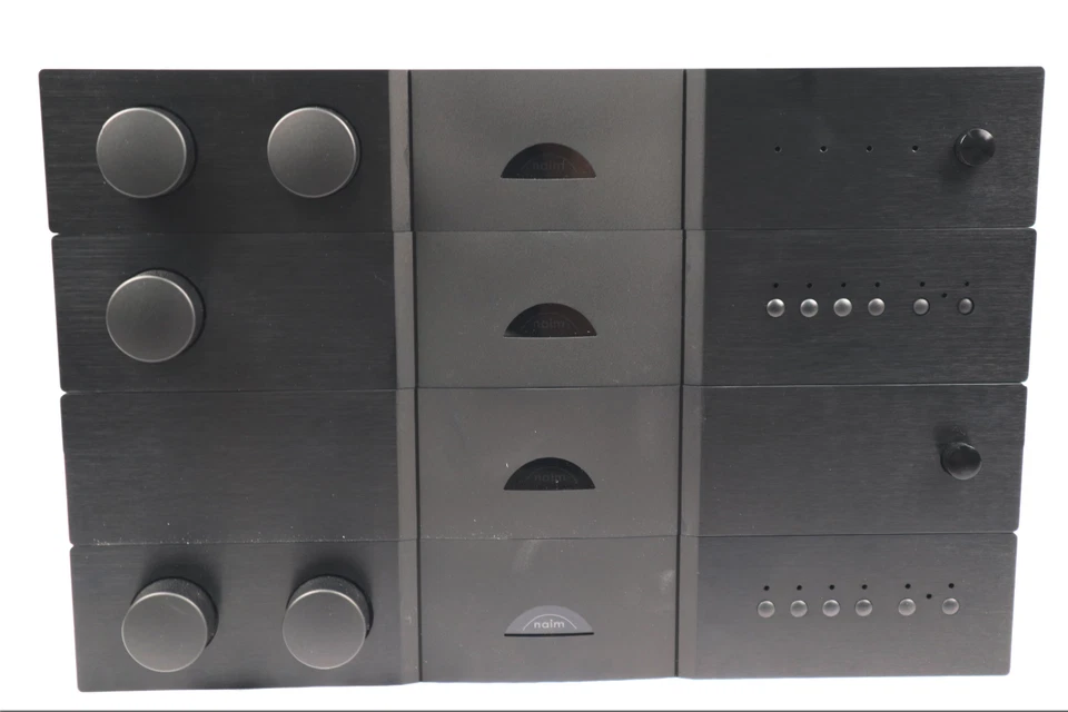 Gabinete amplificador pré-amplificador chassi alumínio completo 430x70x308MM para circuito Naim - Imagem 2 de 4