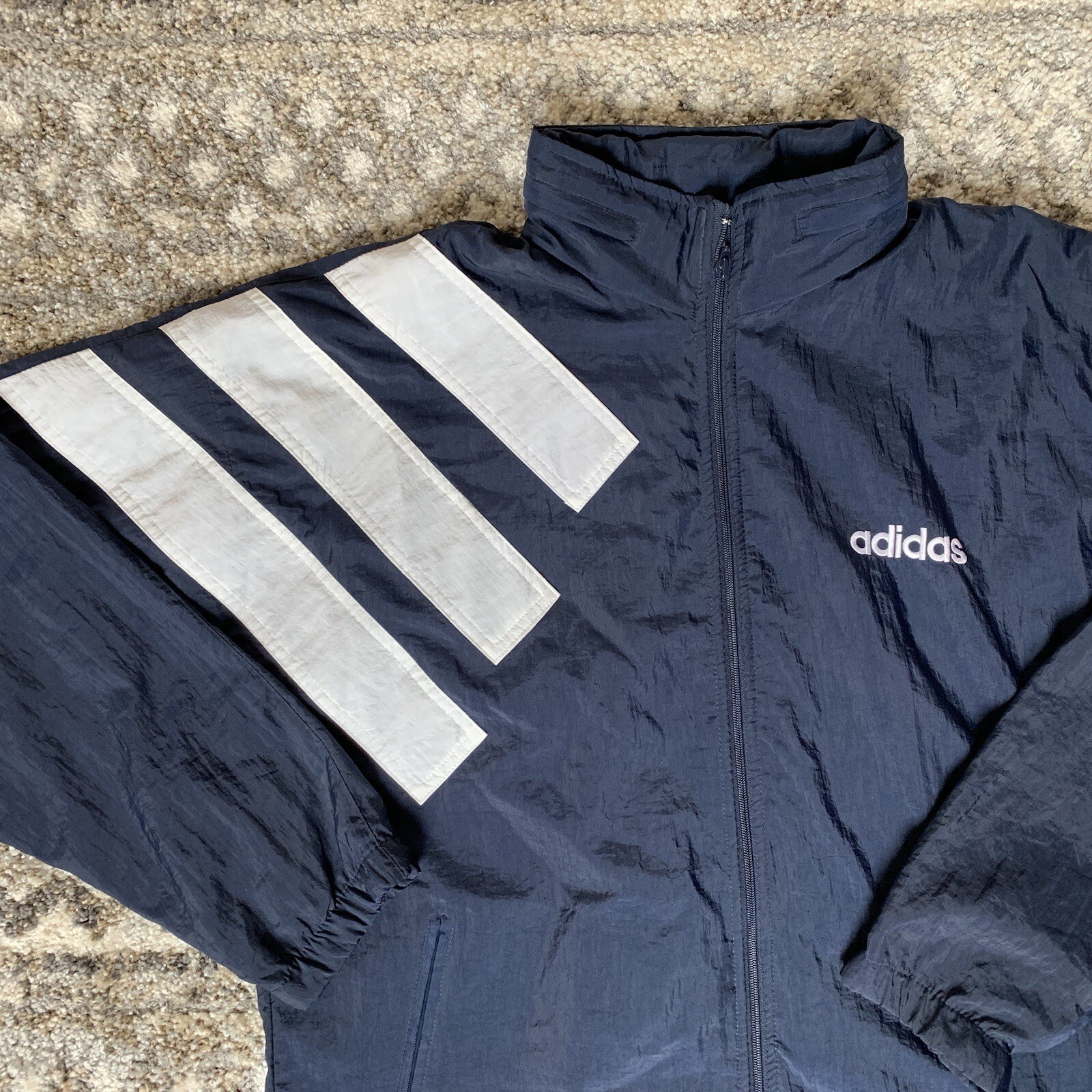 Adidas Navy Tracksuit Large Vintage image 5