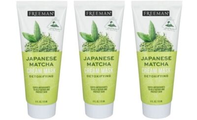 BL   Freeman Facial Japanese Matcha Cream Mask 6oz    - **THREE PACK**