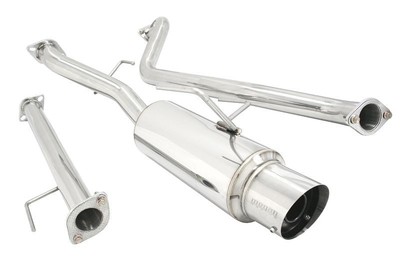 Rogan Megane② 2本 MEGAN RACING CATBACK NA TYPE EXHAUST FOR 02-03 NISSAN SENTRA