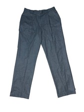 Escada Women s Gray Wool Pleated Stretched Pants Women s Size 44