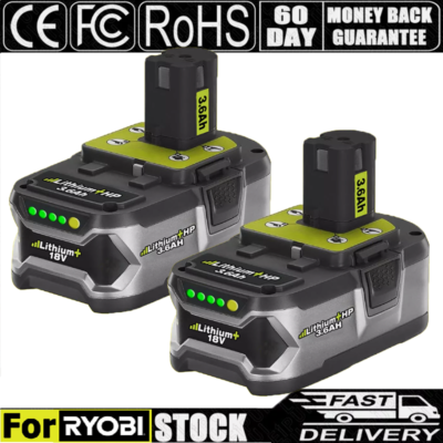 #ad 2Pack For RYOBI P108 18V battery For 18V One Plus High Capacity 18 Volt Battery $25.35