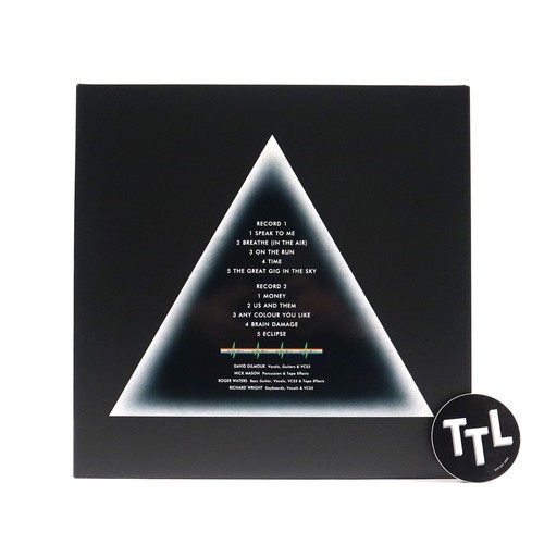 Pink Floyd🌈 The Dark Side of The Moon.50th 2 LP “Vinili Trasparenti +Poster ✨ - Foto 6 di 9