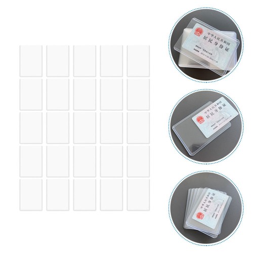 25 Pcs Protective Case Plastic Card Protector Trading Cards Sleeves - Afbeelding 9 van 12