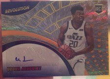 Udoka Azubuike Kansas Basketball Panini Rookie Autograph Card Auto Utah Jazz RC
