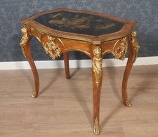 French Walnut Centre Table | Inlaid Musical Motif Top | Gilt Metal Mounts