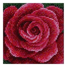 Bead Embroidery Kit Rose DIY VDV Flowers Beaded needlepoint Bead stitching