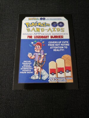 Pokémon 2017 Wacky Packages 50th Anniversary Black Card #5