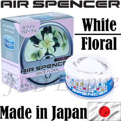 Eikosha Air Spencer Freshener As Cartridge SCENT Genuine Japan A38 White Floral