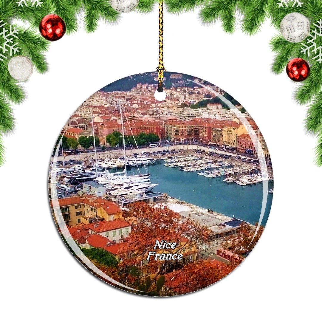 France Old Town Nice Christmas ornament city travel souvenir