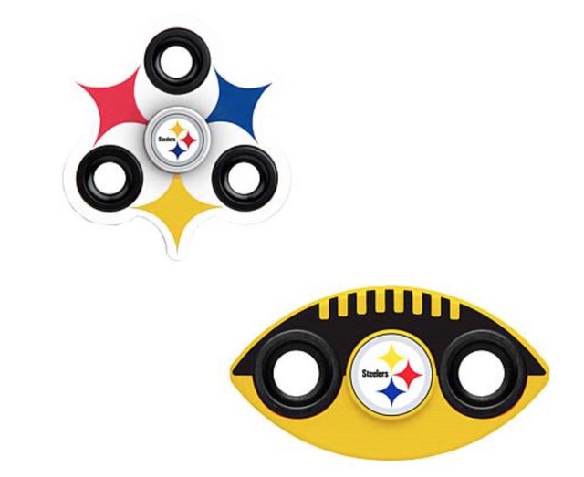 Pittsburgh STEELERS Officially Licensed NFL Fidget Spinners 2 pack