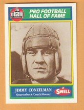Jimmy Conzelman Milwaukee Badgers 1990 Swell Greats #34 St. Louis Missouri 10C