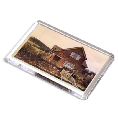 KÜHLSCHRANKMAGNET - Vintage Wales - The Post Office, Felindre (Radnor) (b)