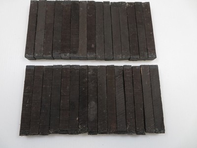 Lot of 5 BLACK PALM PEN BLANKS WOOD TURNING SQUARE FREE SHIPPING 3//4/" X 6/" 5