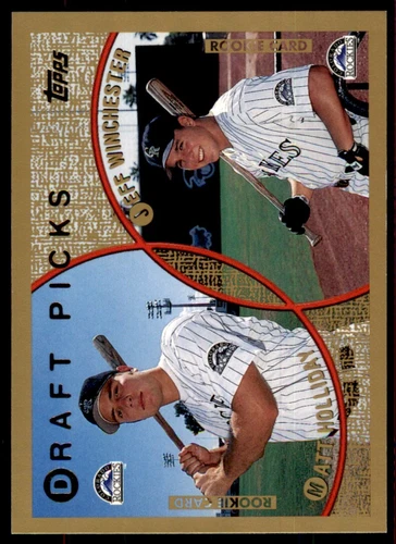 1999 Topps Matt Holliday/Jeff Winchester Rookie Baseball Card #442