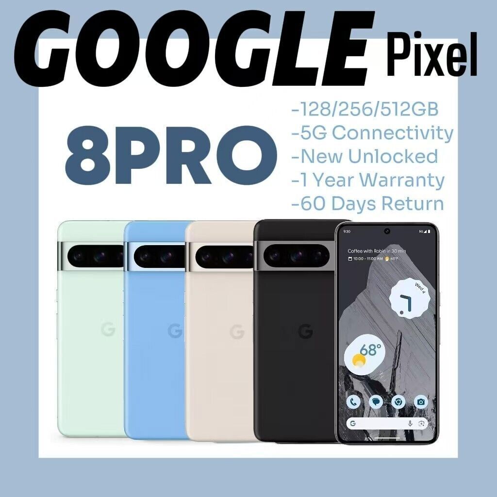 Google Pixel 8 Pro - 128 GB - Bay (Unlocked) for sale online