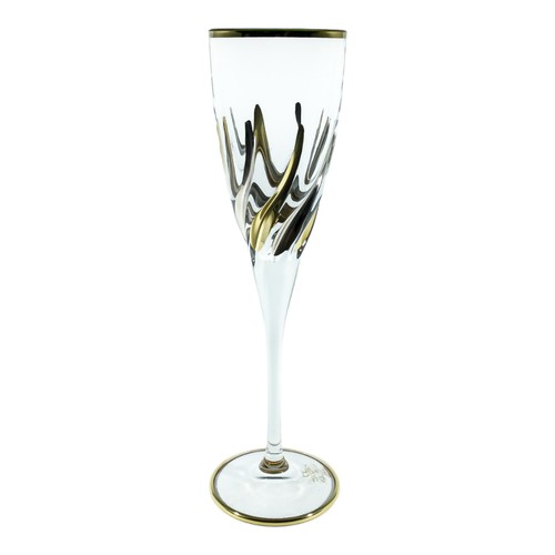 Service de verres en verre de Murano, XXème, maison Pauly - Dans de