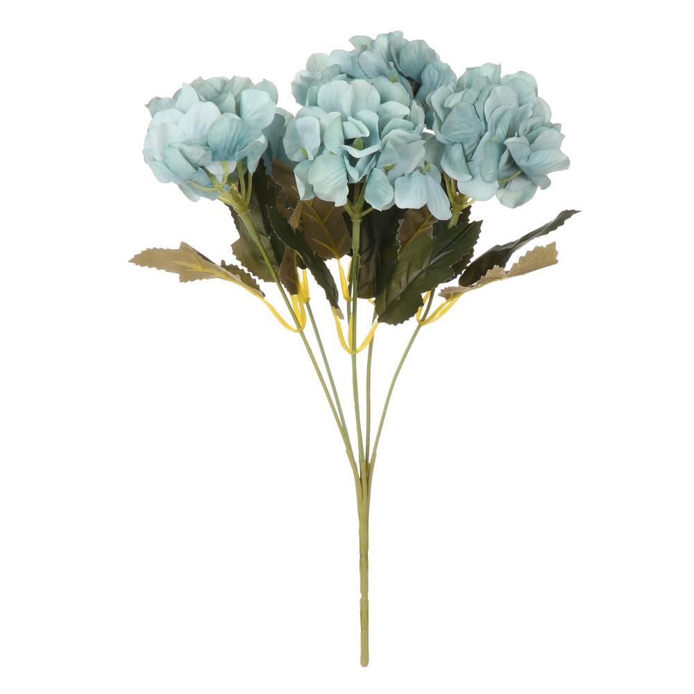DIY Crafts Silk Hydrangea Fake Bouquet Artificial Flower Desktop Decor