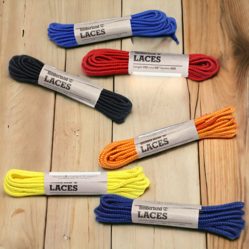 Timberland Replacement Round Nylon Laces, 132 cm, 8x2 Eyelets - Picture 1 of 8