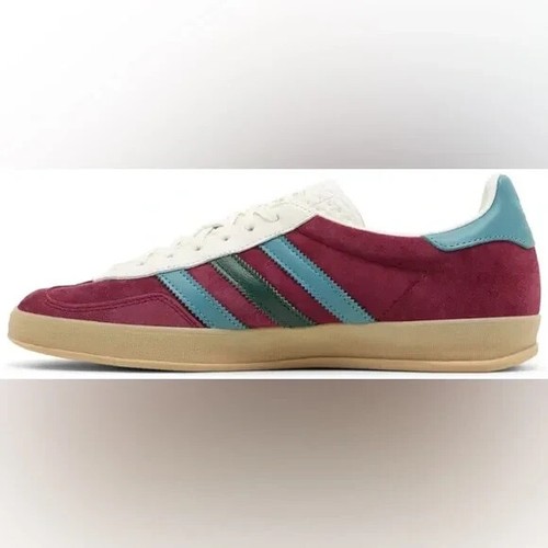 NEW ADIDAS GAZELLE INDOOR "COLLEGIATE BURGUNDY ARCTIC FUSION" Size 14 - Picture 7 of 8