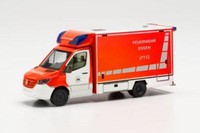 Herpa Mb Sprinter 18 Rtw Fahrtec Feuerwehr Essen 096737