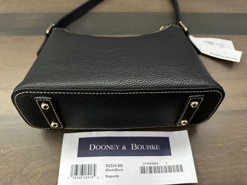 NWT Dooney & Bourke Black Kirby Baguette Shoulder Bag - Picture 10 of 18