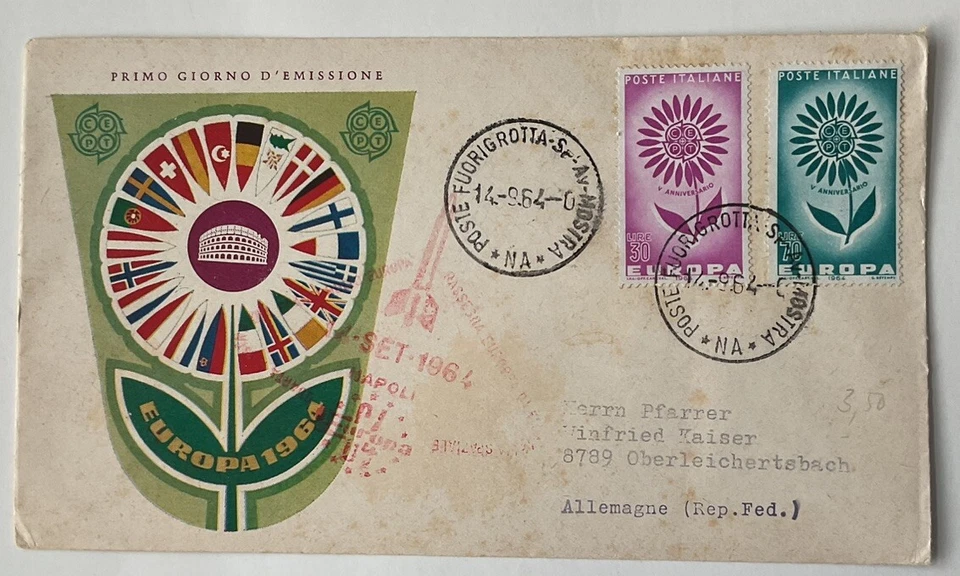 10 Europa First Day Covers - Italy 1961 - 1979 - Image 3 of 4