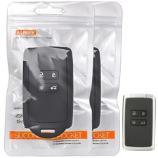 2X Silikon Autoschlüssel Schlüssel 4 Tasten Für Renault Kadjar Talisman Captur