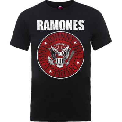 Ramones Unisex T-Shirt: Red Fill Seal | eBay
