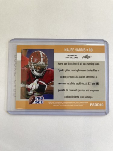 Juego Leaf Pro 2021 diseño 90 NAJEE HARRIS Rookie RC edición limitada - Imagen 2 de 2