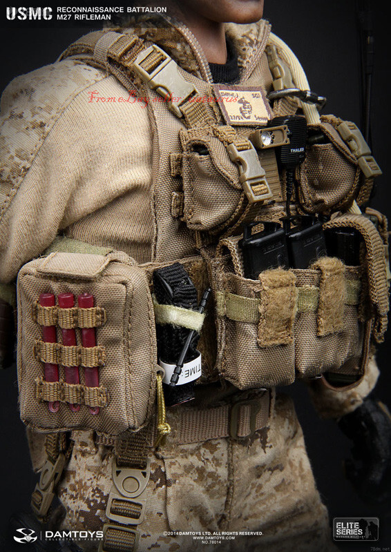 Perfect Damtoys 78014 1/6 Usmc Reconnaissance Battalion M27