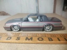 Jada Dub City 1987 Buick Grand National Gray & Silver Beauty 1:24