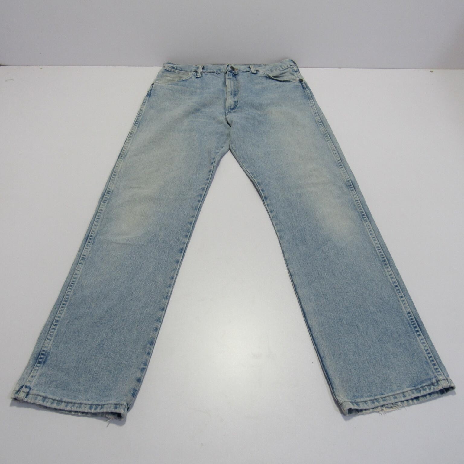 Wrangler VTG Men’s Regular Fit Straight Leg Blue W36 / L34  SKU Y05820 thumbnail 4