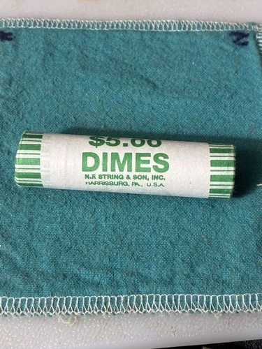 2024 D  Uncirculated Roosevelt Dime Roll N. F. String BU In OBW. Ref#18