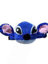 Handmade Crochet Stitch Plush Toy Blue Amigurumi Lilo Stitch Inspired 10