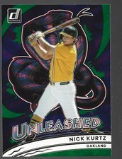 Panini 2026 Donruss NICK KURTZ UNLEASHED GREEN LASER