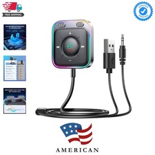 Bluetooth 6.0 AUX Car Adapter, Dual Mics Noise Cancellation, Plug-and-Play, M...