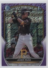 2023 Bowman Chrome Prospects Purple Shimmer Refractor 134/250 Javier Rivas 0rz7