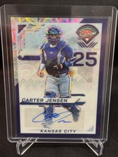 2025 Panini Prospect Edition Carter Jensen Blue Scope Prospect Ticket Auto  #/49