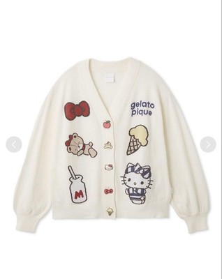 Gelato Pique Sanrio Hello Kitty Smoothy Cardigan New