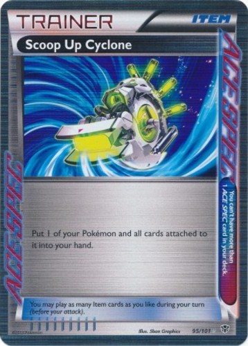 Scoop Up Cyclone - 95/101 - Holo Rare NM Plasma Blast