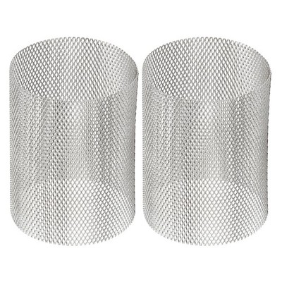 2Pack 50mm OD Strainer Mesh 65mm H Screen Y Strainer Filter Valve Mesh Screen