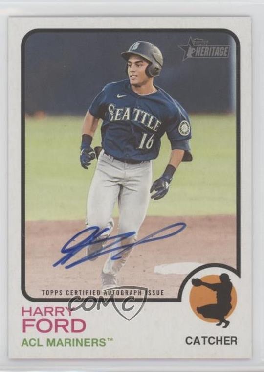 2022 Topps Heritage Minor League Edition Real One Harry Ford #ROA-HF Auto 0i86