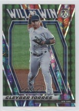 2021 Panini Mosaic Will to Win Green Mosaic Prizm Gleyber Torres #WTW7 1ca6
