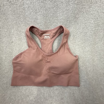 Healthyoga Exercise Women's Sport Bra XXL Rose Pale Removable Padding